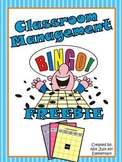 Classroom Management Bingo {FREEBIE}