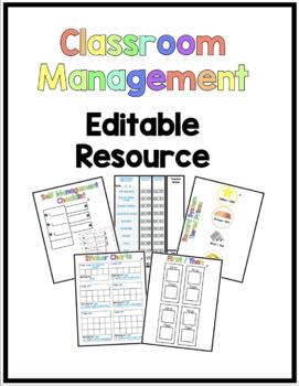 Preview of Classroom Management Bundle (EDITABLE)