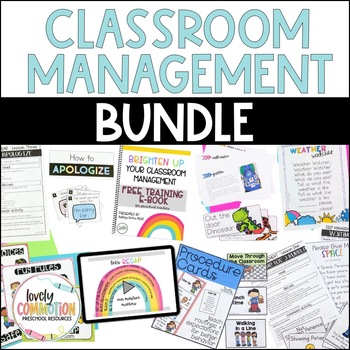 Preview of Classroom Management Bundle for Preschool