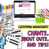 Classroom Management Chants, Shout-Outs and Tips | Pre-K t