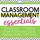Classroom Management, Class Procedures, Forms, Notes, Beha
