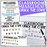 Classroom Management Behavior Crack the Code - Game - Plan