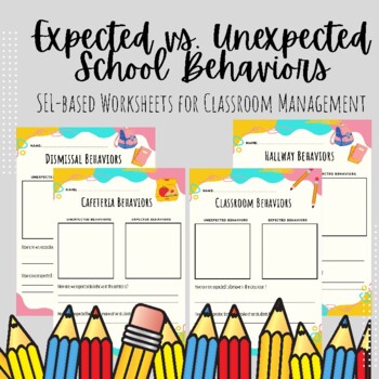 Preview of Classroom Management: Expected vs. Unexpected Behaviors Activity