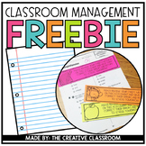 Classroom Management Freebie