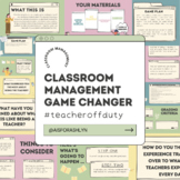 Classroom Management Game Changer!: Teacher Off Duty! 