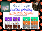 Classroom Management Halloween Themed Rad Tags (Student Gr