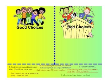 Preview of Classroom Management- Making Good Choices Interactive Lesson