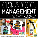 Classroom Management Mini-Packet