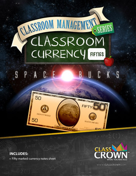 Preview of Classroom Management - Money, Economy, Cash - Classroom Currency FIFTIES