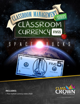 Preview of Classroom Management - Money, Economy, Cash, Currency - Classroom Currency FIVES