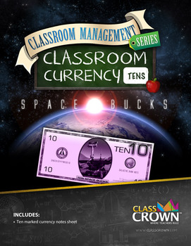 Preview of Classroom Management - Money, Economy, Cash, Currency - Classroom Currency TENS