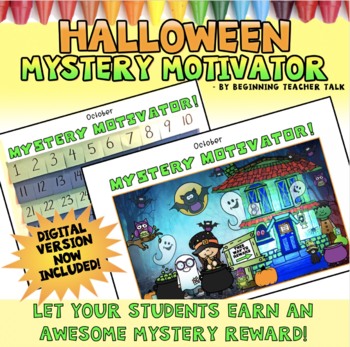 Preview of Mystery Motivator for Halloween | Print & Digital Versions Included