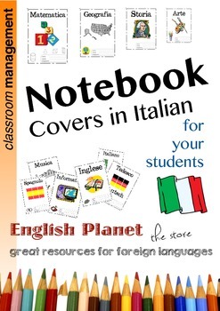 Preview of Notebook Covers in Italian