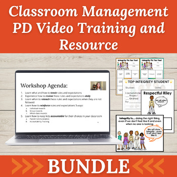 Preview of Classroom Management PD Video Training and Resource Bundle