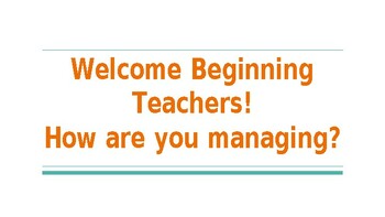 Preview of Classroom Management PD (editable resource)