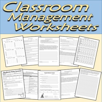 reflection data logs packet worksheets classroom management collection rating