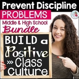 Classroom Management Plan | Bundle for Middle and High Sch