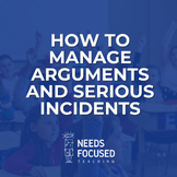 Classroom Management Strategies for Serious Arguments and 