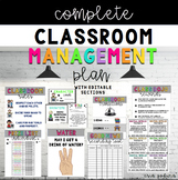 Classroom Management Plan {editable}