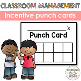 Classroom Management Positive Reward Behavior Punch Cards FREEBIE!