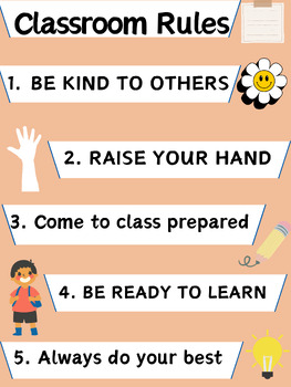 Preview of Classroom Management Poster