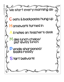 Classroom Management Posters