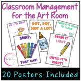 Classroom Management Posters for the Art Room | Supply man