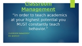 Classroom Management Power Point