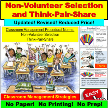 Preview of Classroom Management:  Non-Volunteer Selection and Think-Pair-Share