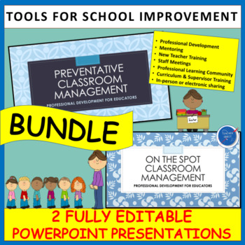 Preview of Classroom Management Powerpoint Presentation Bundle - Professional Development