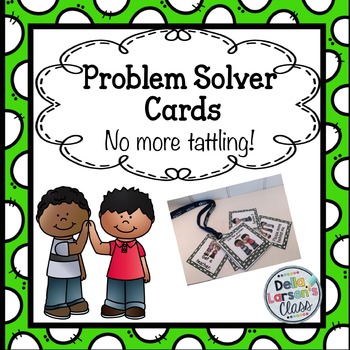Preview of Classroom Management - Problem Solver Cards