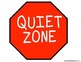 classroom management quiet zone signs reading stop