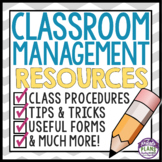 Classroom Management Resources - Forms, Posters, Procedure