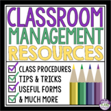 Classroom Management Resources - Forms, Posters, Procedure