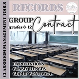 Classroom Management: Rules, Consequences, Group Contract 
