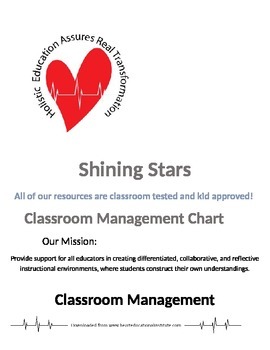 Preview of Classroom Management Shining Stars