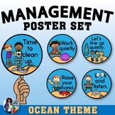 Classroom Management Signs {Ocean Theme}
