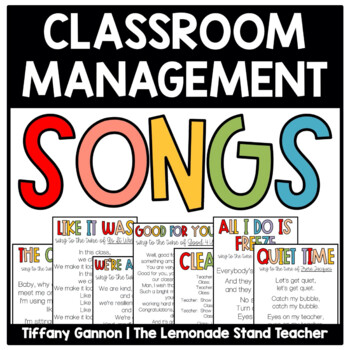 Preview of Classroom Management Songs and Chants