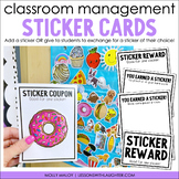 Classroom Management Sticker Cards | Sticker Reward Coupon