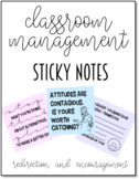 Classroom Management Sticky Notes