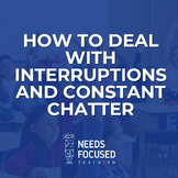Classroom Management Strategies | Chatty Classroom | Behav