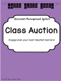 Classroom Management System: Class Auction