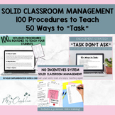 Classroom Management System with 100 Detailed Procedures a