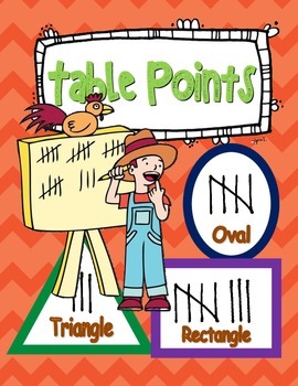 Preview of FREE Classroom Management Table Points & Geometric Shapes