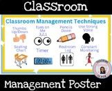 Classroom Management Techniques Poster