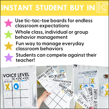 Distance Learning Classroom Management Tic Tac Toe Plan Game Digital