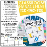 Classroom Management Tic-Tac-Toe - Plan - Game - Digital