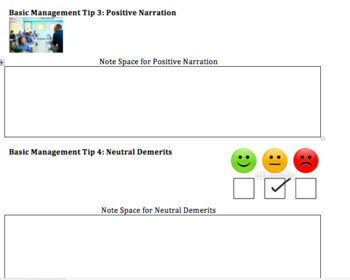 Preview of Classroom Management Tips - Powerpoint, Notes, Handouts