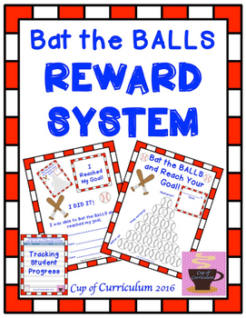 Preview of Class Reward | Incentive Chart | Whole Group Reward | Bat the BaseBALLS