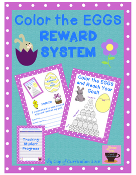 Preview of Class Reward | Incentive Chart | Whole Group Reward | Color the EGGS